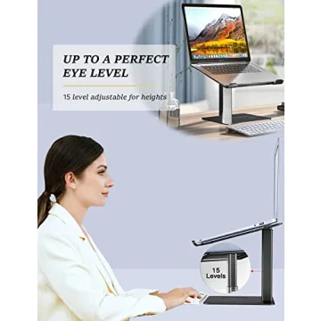DEEDRR Adjustable Laptop Stand for Ergonomic Workspaces
