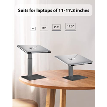 DEEDRR Adjustable Laptop Stand for Ergonomic Workspaces