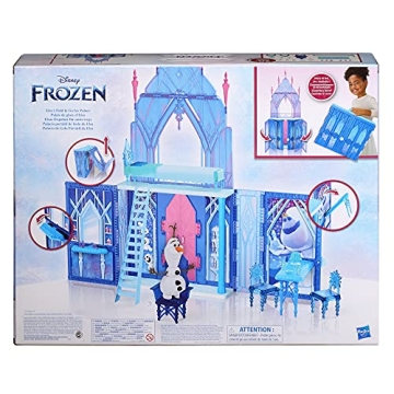 Disney Frozen 2 Elsa's Fold and Go Ice Palace, Castle Playset, Toy for Kids Ages 3 and Up