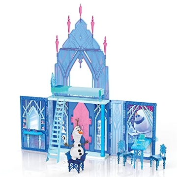Disney Frozen 2 Elsa's Fold and Go Ice Palace, Castle Playset, Toy for Kids Ages 3 and Up