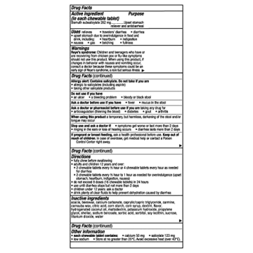 Pepto Bismol Chews for Fast Digestive Relief, 72 Count