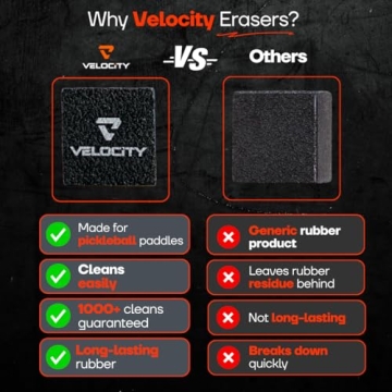 Pickleball Paddle Eraser for Quick Cleaning & Enhanced Spin