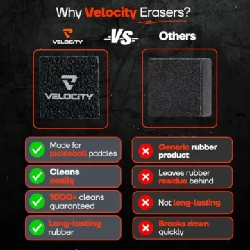 Pickleball Paddle Eraser for Quick Cleaning & Enhanced Spin