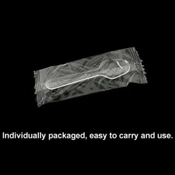 Honbay 200PCS Clear Disposable Tasting Spoons