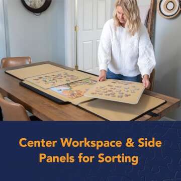 Bits and Pieces Porta-Puzzle Jigsaw Caddy for Easy Puzzling