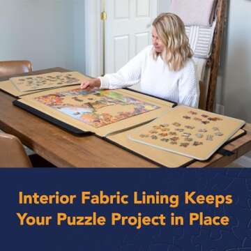 Bits and Pieces Porta-Puzzle Jigsaw Caddy for Easy Puzzling