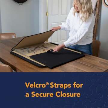 Bits and Pieces Porta-Puzzle Jigsaw Caddy for Easy Puzzling