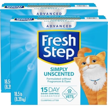 Fresh Step Unscented Cat Litter - Advanced Odor Control