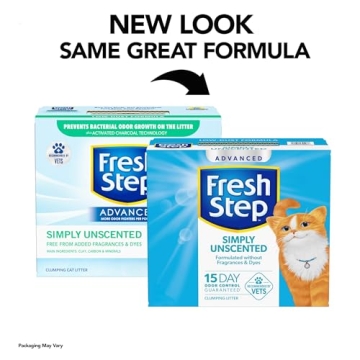 Fresh Step Unscented Cat Litter - Advanced Odor Control