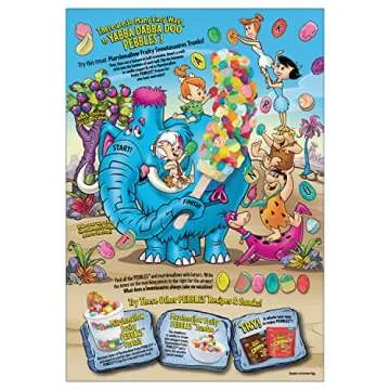 Post Fruity PEBBLES with Marshmallows Cereal, Gluten Free, Sweetened Rice Breakfast Cereal, Small Box, 11 Ounce