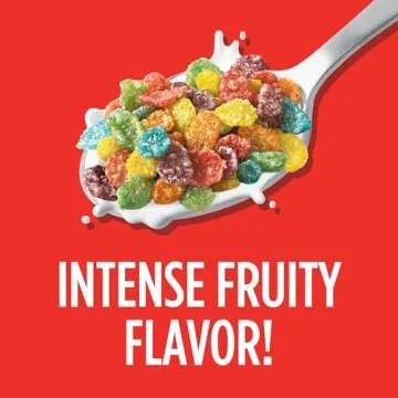 Post Fruity PEBBLES with Marshmallows Cereal, Gluten Free, Sweetened Rice Breakfast Cereal, Small Box, 11 Ounce