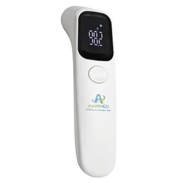 Amplim Non-Contact Forehead Thermometer for Kids and Adults - Touchless Digital Fever Thermometer wi...