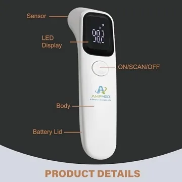 Buy Amplim Non-Contact Forehead Thermometer Touchless Digital
