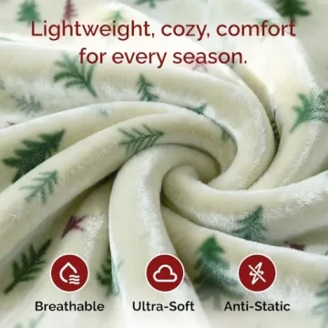 Ultra Soft Christmas Fleece Blanket for Cozy Winter Nights