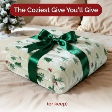 Ultra Soft Christmas Fleece Blanket for Cozy Winter Nights