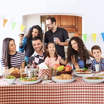 Hanmfei Unbreakable Plastic Dinnerware Set for 4