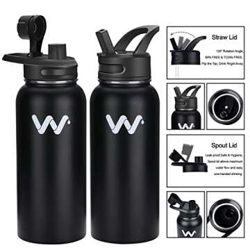 WEREWOLVES Personalized Insulated Water Bottle 24 oz
