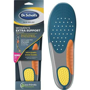 Dr. Scholl's Women's Extra Support Insoles for Plus-Size Relief