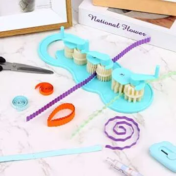 FuncDEme 1 Pcs Paper Crimper Crimping Tool,Paper Slip Wave Shaper Making Tool Paper Quilling Papercraft Origami Craft DIY Quilling Supplies Handmade Decor by HONGTIAN