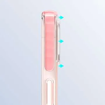 MILPROX Compatible for iPhone 13 Clear Case (2021), Crystal Transparent Cover Shockproof Protective Heavy Duty Bumper Shell Anti-Yellow Anti-Scratch for iPhone 13 6.1" 【2 Cameras】 2021-Pink