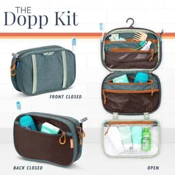 Toiletry Bag Kit: Hanging Travel & 311 TSA Bags
