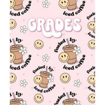 Teacher Grade Book | Aesthetic Notebook for Teachers to Track Student Assignment Grades: Back to Sch...