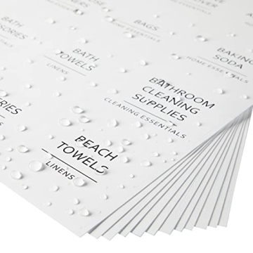 Talented Kitchen 144 Minimalist Laundry Room Labels for Easy Organization