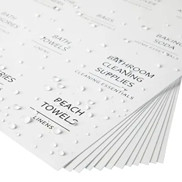 Talented Kitchen 144 Minimalist Laundry Room Labels for Easy Organization