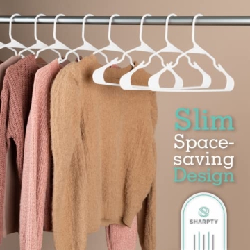 Buy Sharpty Plastic Hangers for Smart Closet Organization
