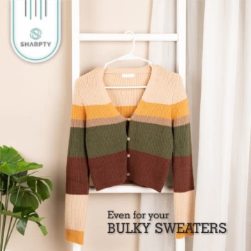 Buy Sharpty Plastic Hangers for Smart Closet Organization