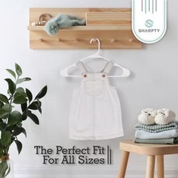 Buy Sharpty Plastic Hangers for Smart Closet Organization