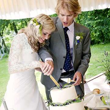 Elegant Gold Wedding Cake Knife and Server Set for All Occasions