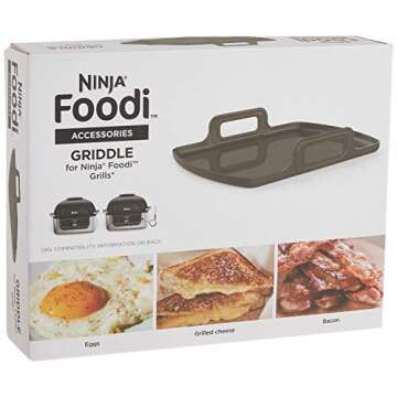 Ninja Foodi Grill Griddle, AG300, AG400, Silver