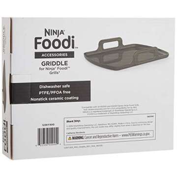 Ninja Foodi Grill Griddle, AG300, AG400, Silver