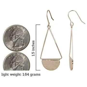 SPUNKYsoul Shield Earring (Small Gold)