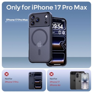 Thomo Magnetic for iPhone 17 Pro Max Case - Sleek, Shockproof, and MagSafe Compatible