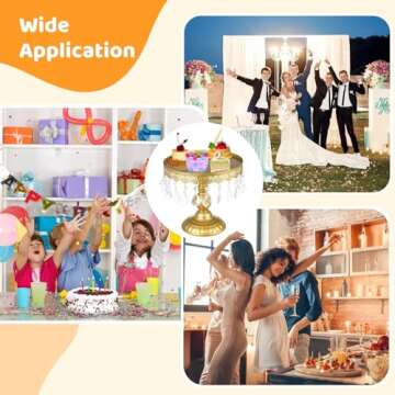 3 Pcs Gold Cake Stand Set for Elegant Dessert Displays