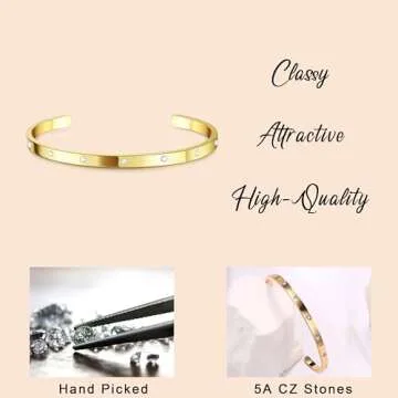 Fansilver 3PCS Gold Bracelets for Women 14K Gold Plated Link Bracelet Cuff Bracelet Bead Ball Bracelet Twisted Chunky Bangle Bracelet Gold Stackable Bracelets Set