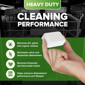 Renuv Heavy Duty Dishwasher Cleaning Tablets for Freshness