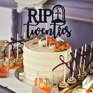 Rip Twenties Cake Topper for 30th Birthday Parties