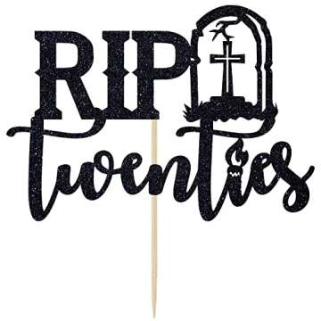 Rip Twenties Cake Topper for 30th Birthday Parties