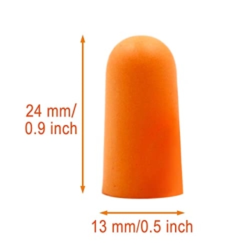Quality Foam Earplugs 200 Pair for Noise Reduction