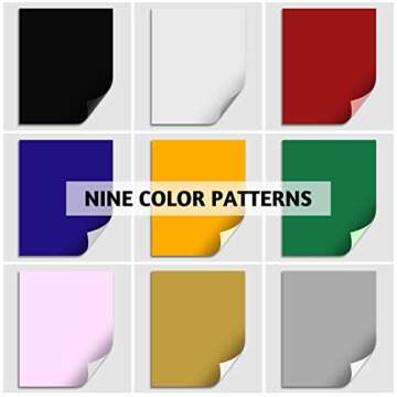 White HTV Vinyl Bundle | 13 Pack for Easy Crafting