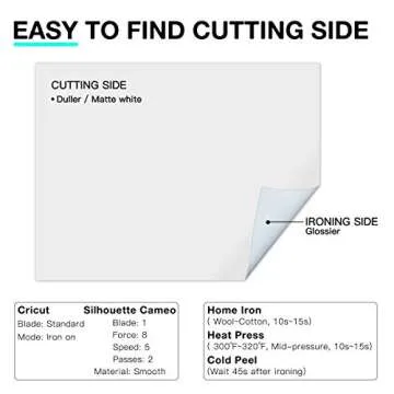 White HTV Vinyl Bundle | 13 Pack for Easy Crafting
