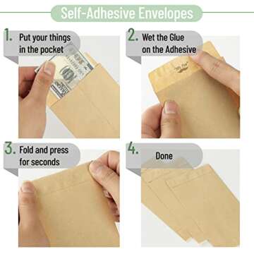 Mr. Pen- Money Envelopes, 100 Pack, 6.5" x 3.5", Cash Saving Challenge, Small Money Budgeting Envelopes