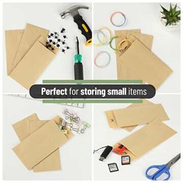 Mr. Pen- Money Envelopes, 100 Pack, 6.5" x 3.5", Cash Saving Challenge, Small Money Budgeting Envelopes