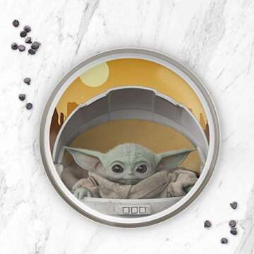 Zak Designs Star Wars The Mandalorian Dinnerware Set Includes Plate and Bowl, Made of Durable Melamine and Perfect for Kids (Baby Yoda, Grogu, 2-Piece Set, BPA-Free)