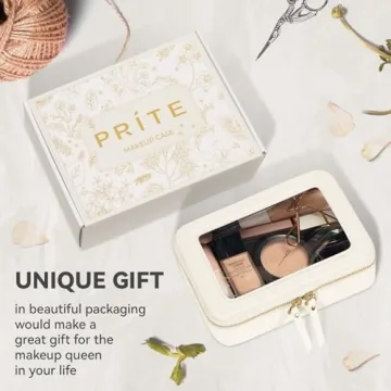 Chic Prite Clear Waterproof Makeup Bag for Organizing