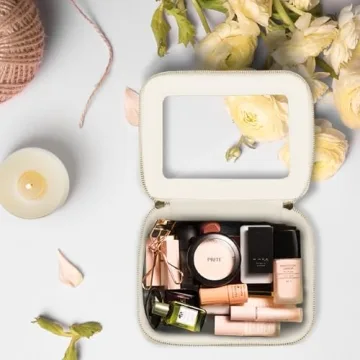 Chic Prite Clear Waterproof Makeup Bag for Organizing