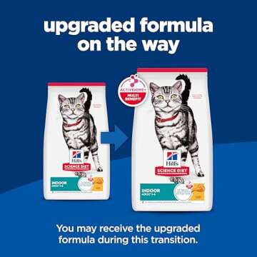 Hill's Science Diet Indoor, Adult 1-6, Easy Litter Box Cleanup, Dry Cat Food, Chicken Recipe, 7 lb B...